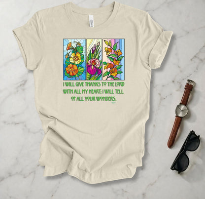 Thanks To The Lord With All My Heart T Shirt