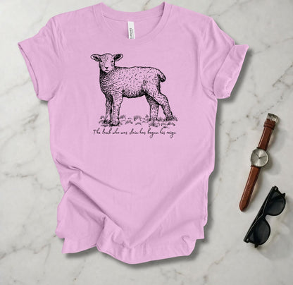 The Lamb Who Was Slain Has Begun His Reign T Shirt