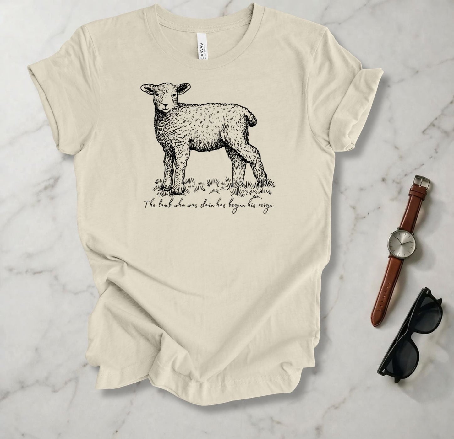 The Lamb Who Was Slain Has Begun His Reign T Shirt
