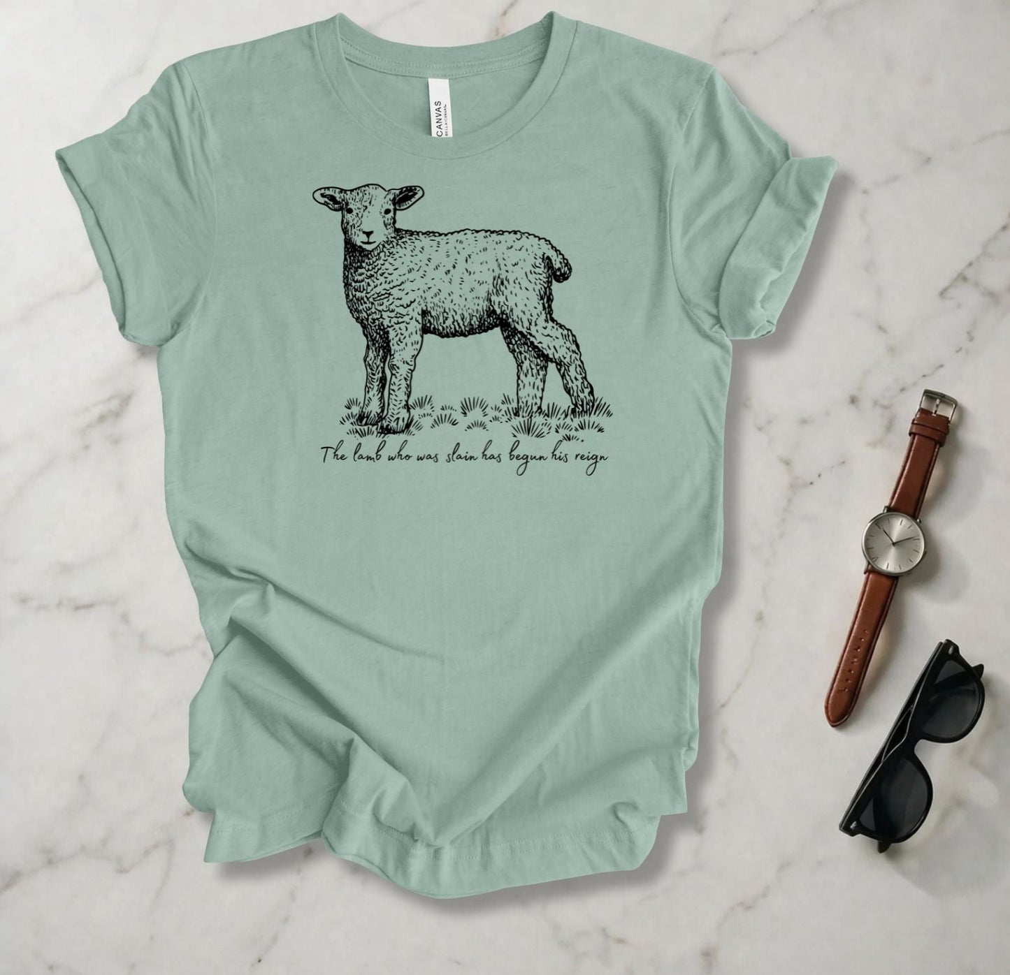 The Lamb Who Was Slain Has Begun His Reign T Shirt