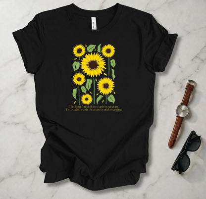 The Lord Founded The Earth By Wisdom T Shirt