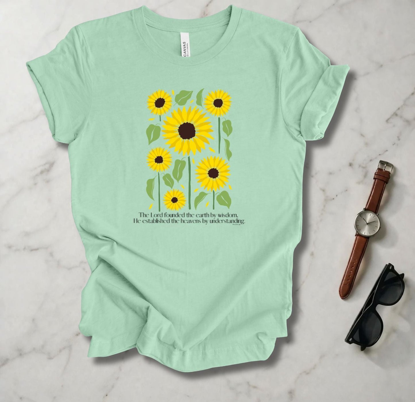 The Lord Founded The Earth By Wisdom T Shirt