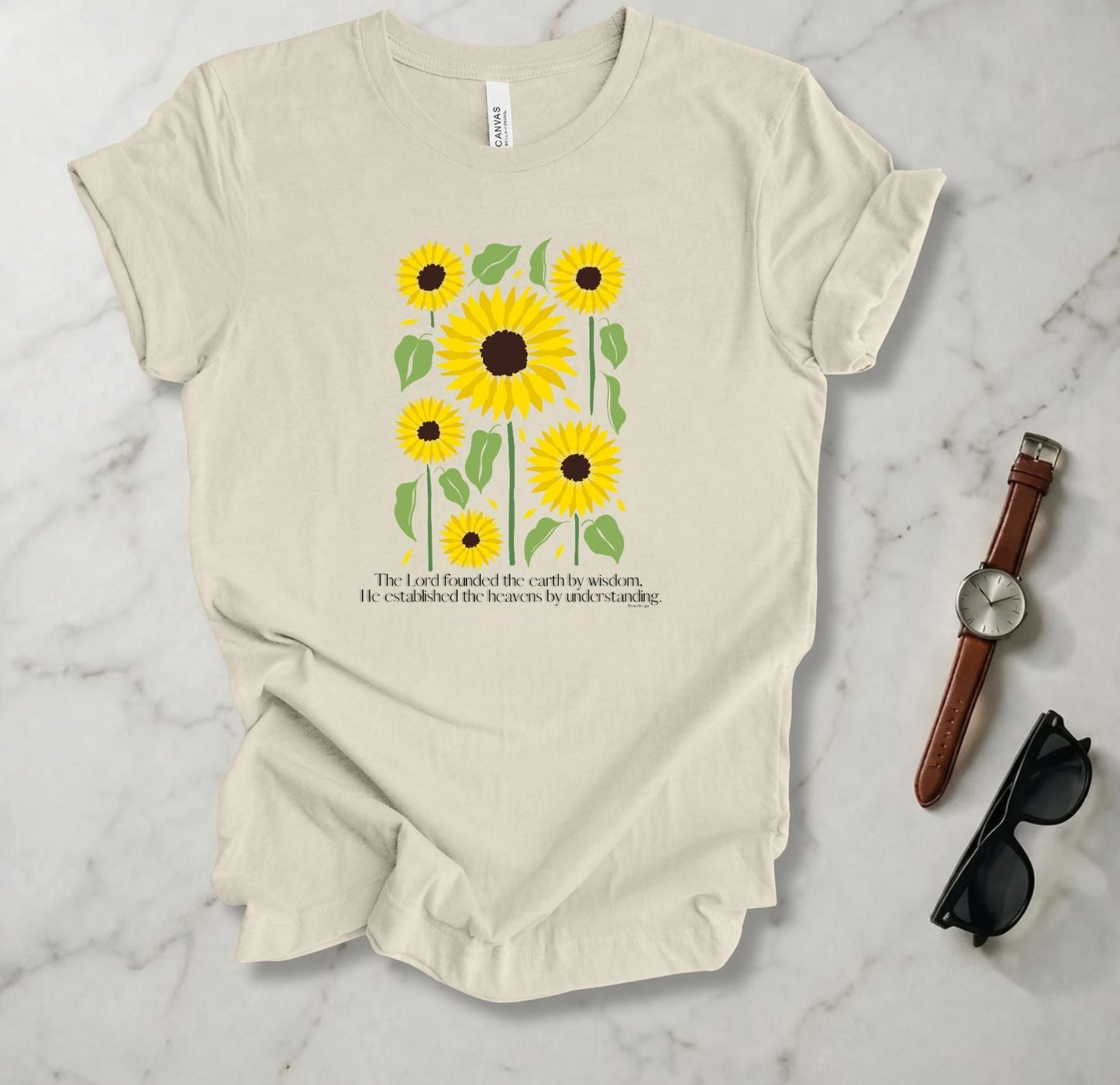 The Lord Founded The Earth By Wisdom T Shirt
