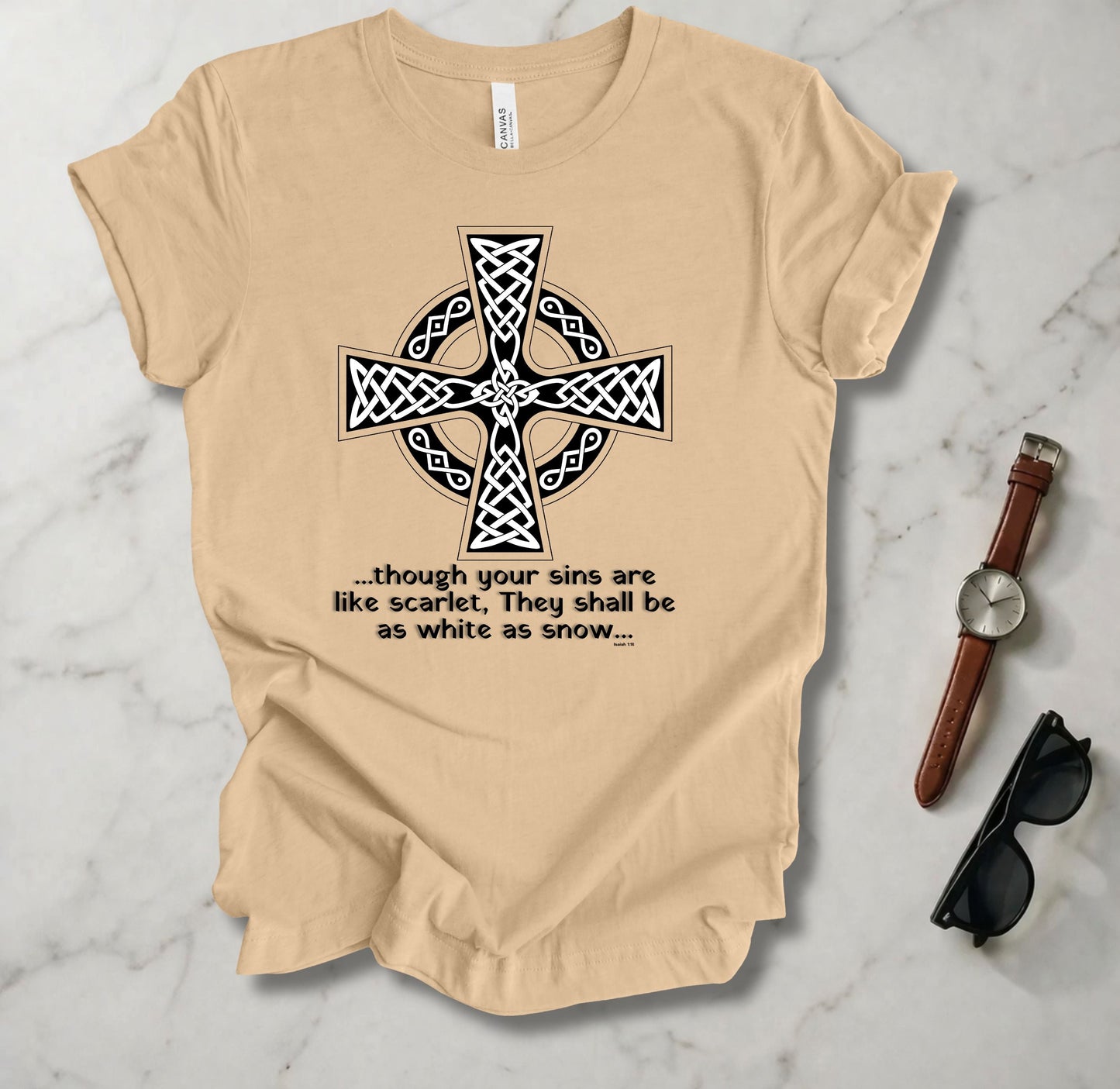 Though Your Sins Are Like Scarlet T Shirt