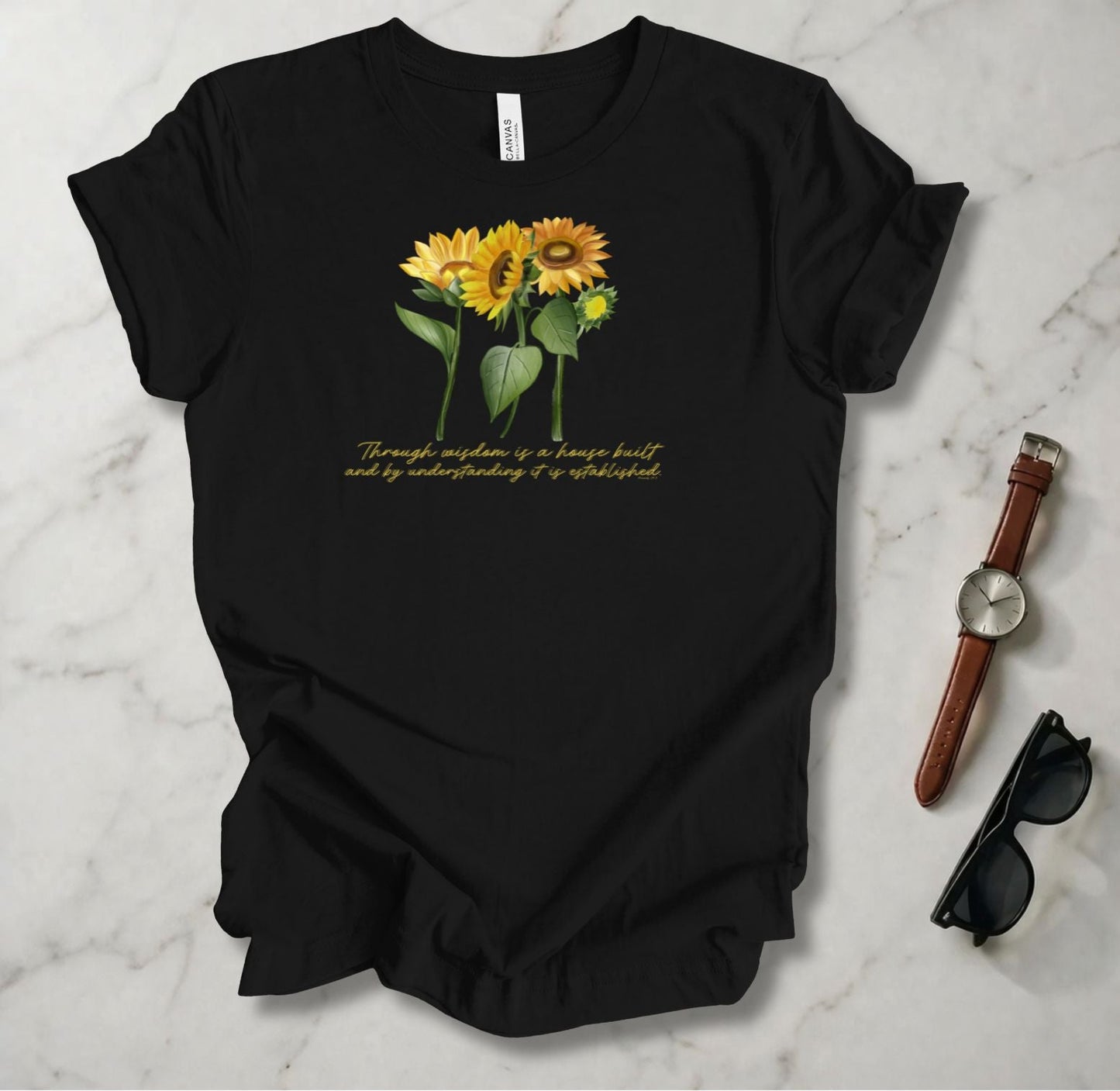 Through Wisdom Is A House Built T Shirt