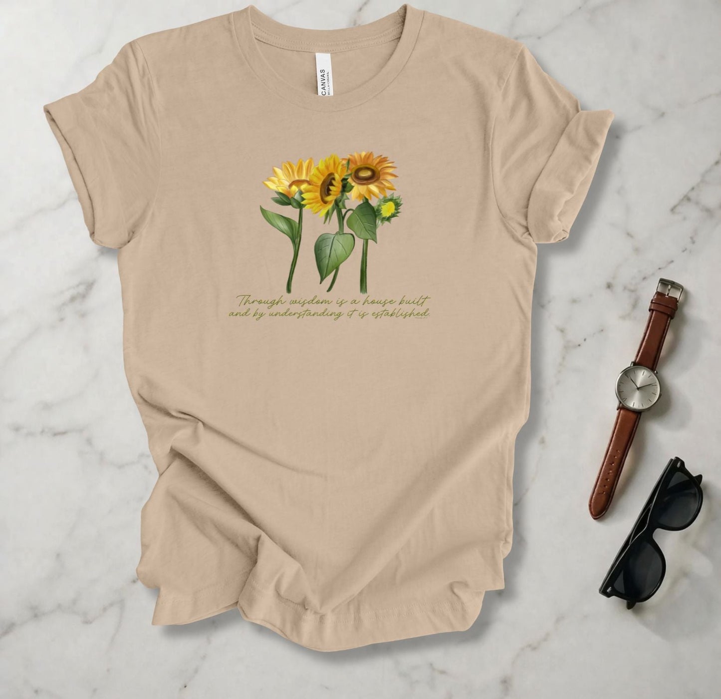 Through Wisdom Is A House Built T Shirt