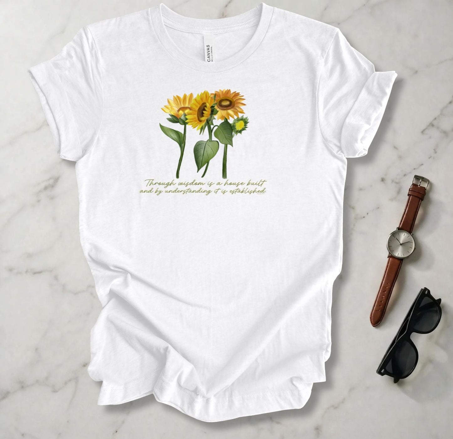 Through Wisdom Is A House Built T Shirt