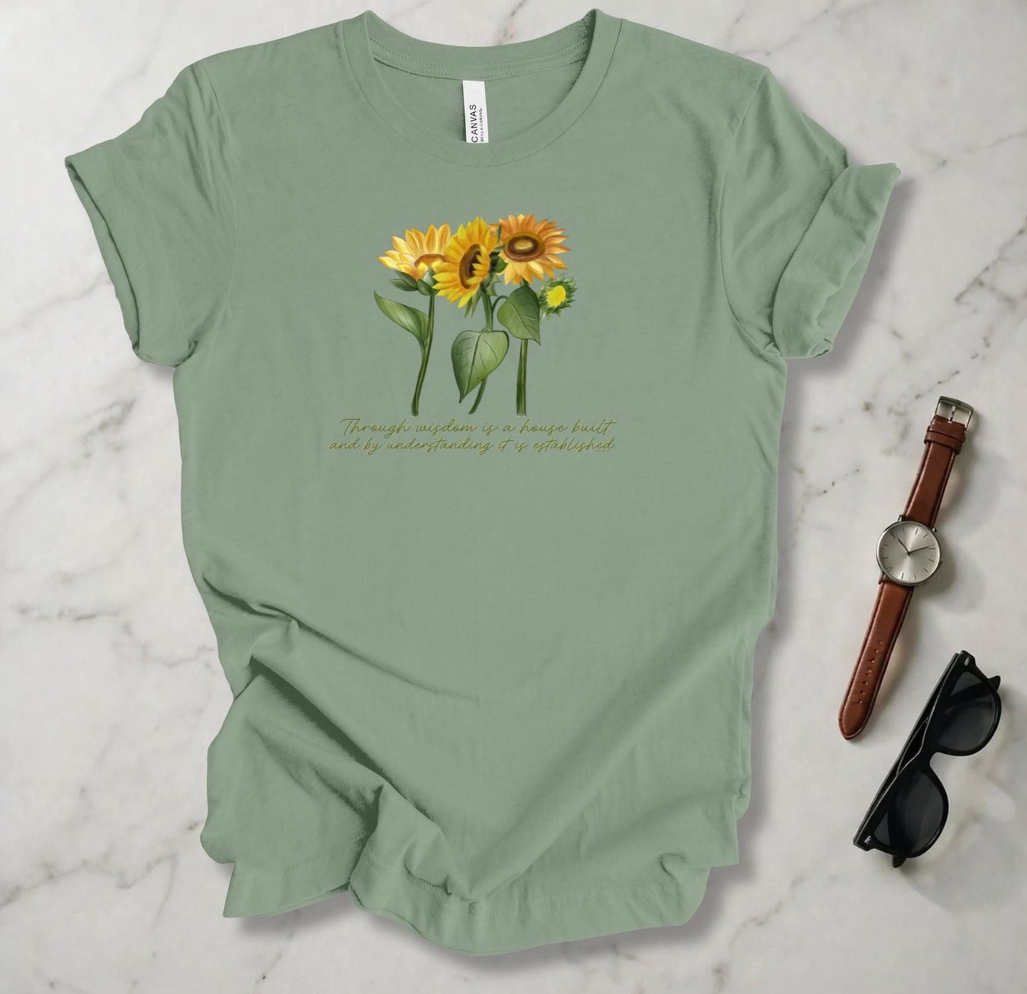 Through Wisdom Is A House Built T Shirt