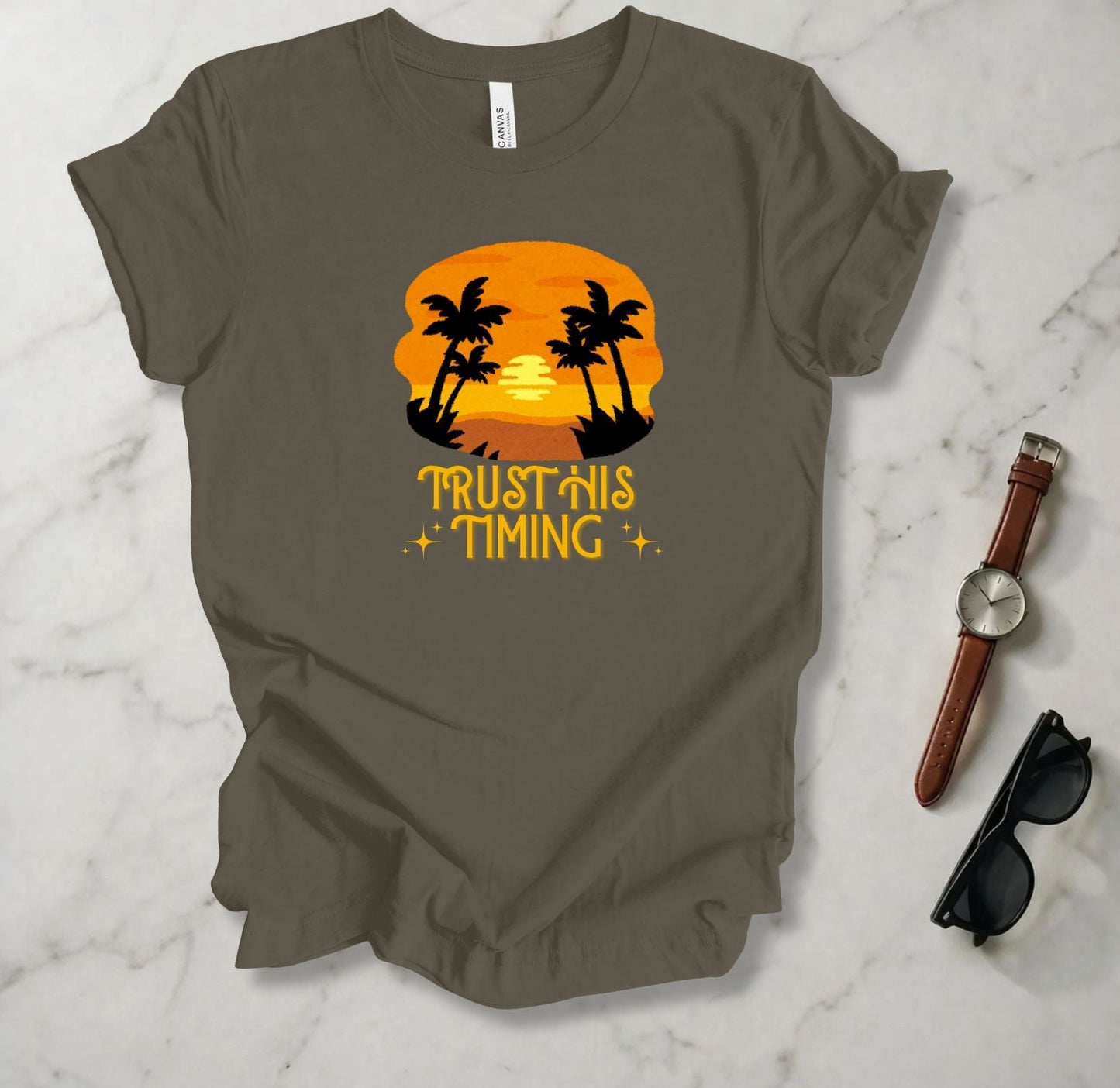 Trust His Timing T Shirt
