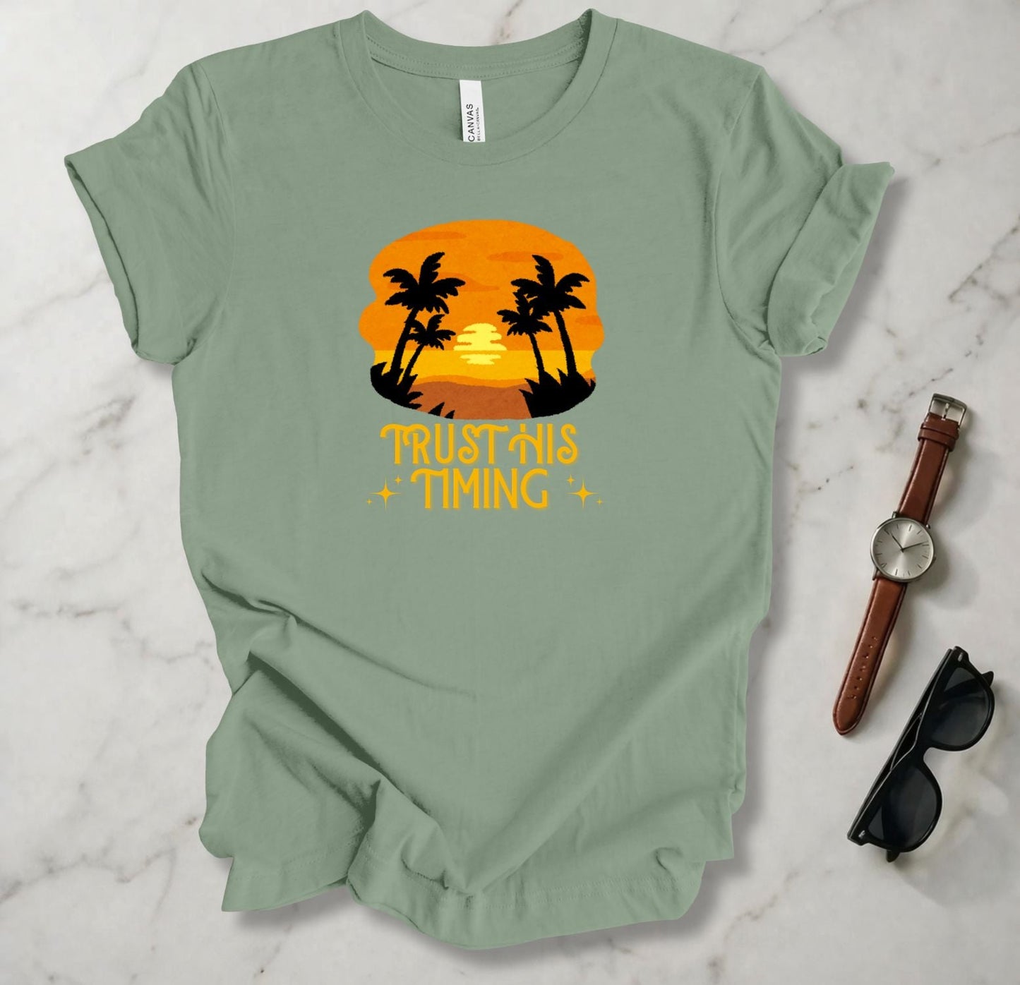Trust His Timing T Shirt