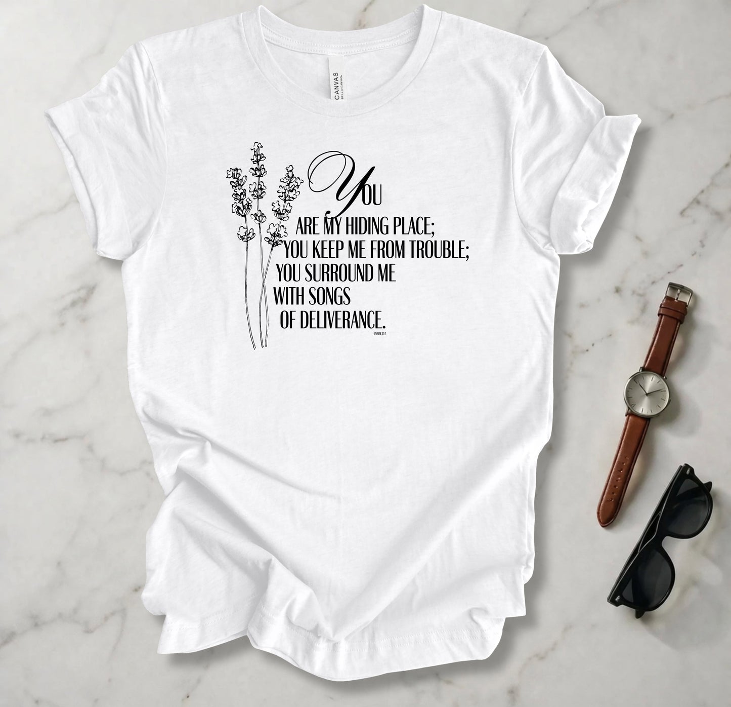 You Are My Hiding Place T Shirt