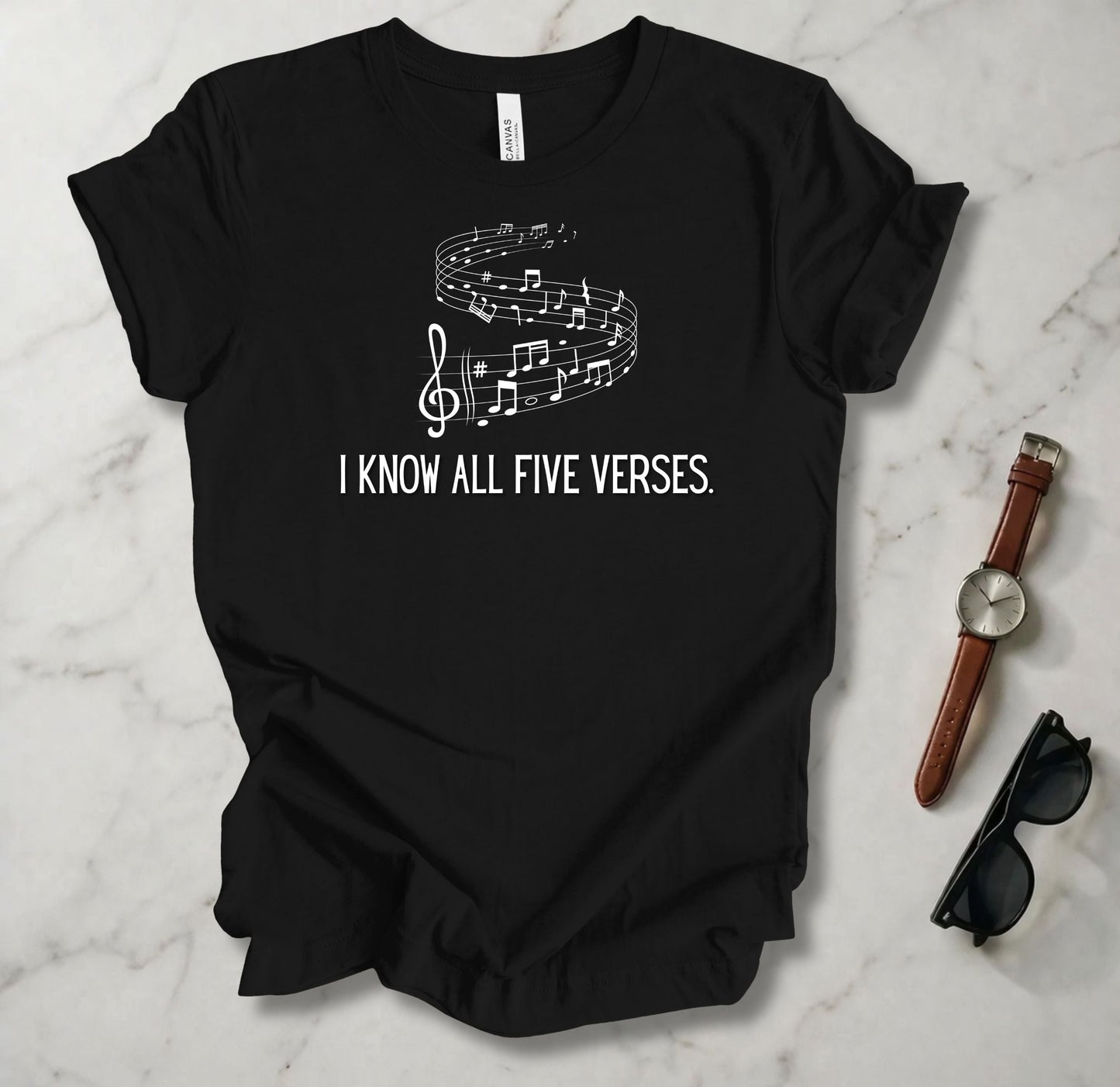 I Know All Five Verses T Shirt