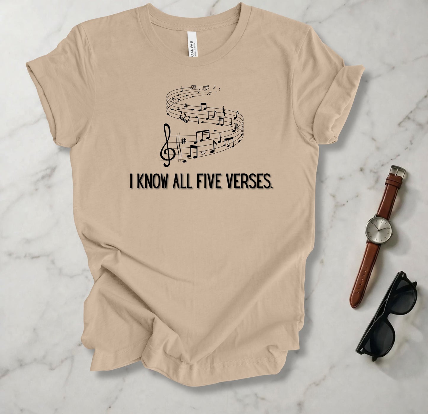 I Know All Five Verses T Shirt