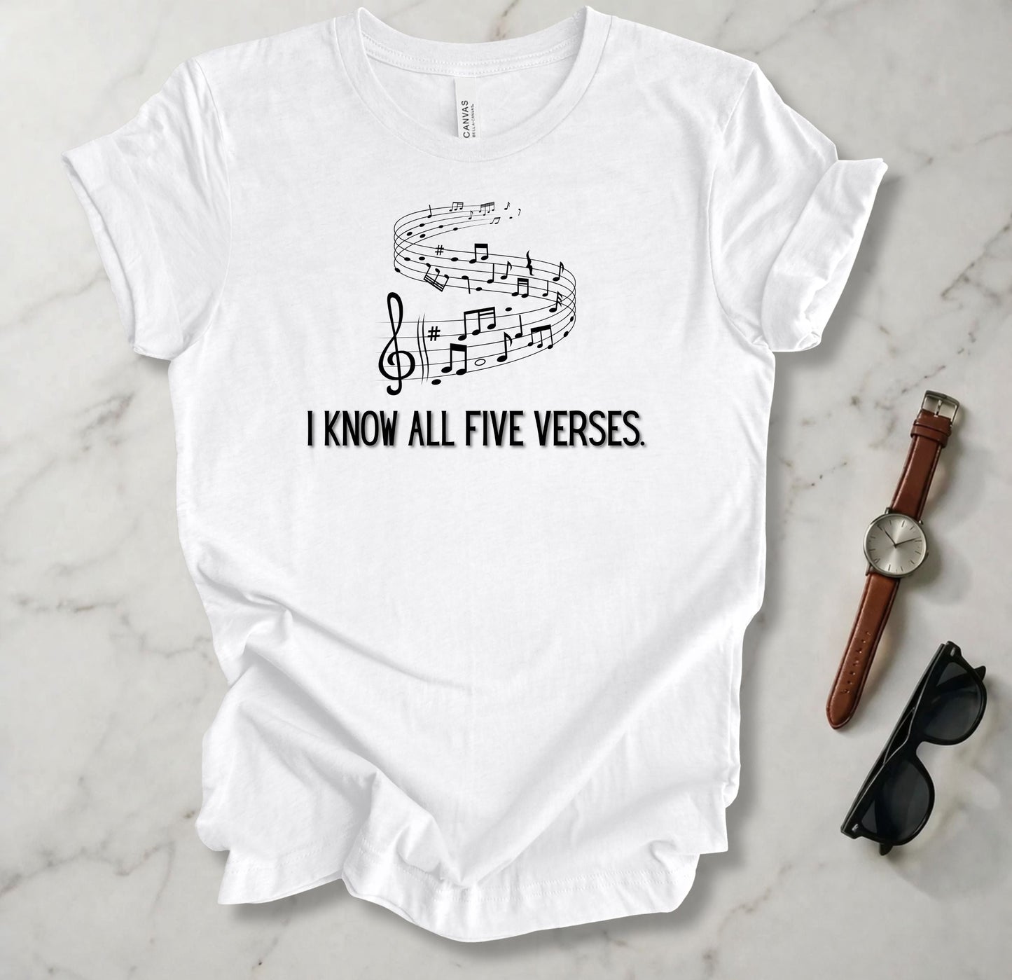 I Know All Five Verses T Shirt