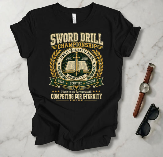 Sword Drill Champion T Shirt