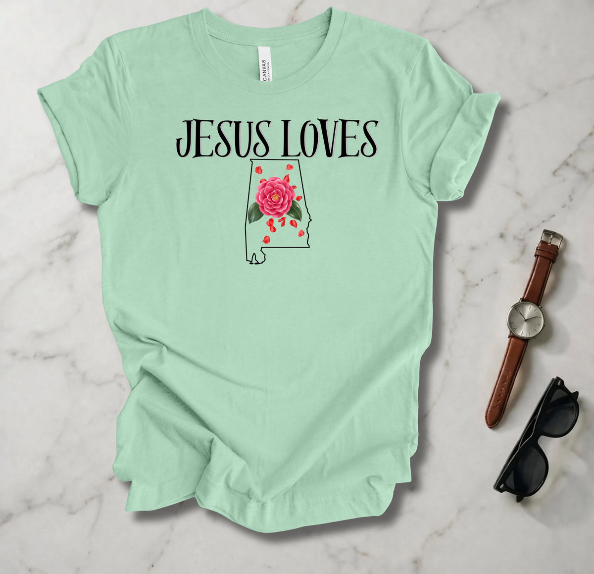 Jesus Loves Alabama T Shirt
