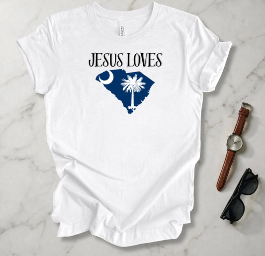 Jesus Loves South Carolina T Shirt