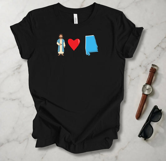Jesus Loves Alabama 1 T Shirt
