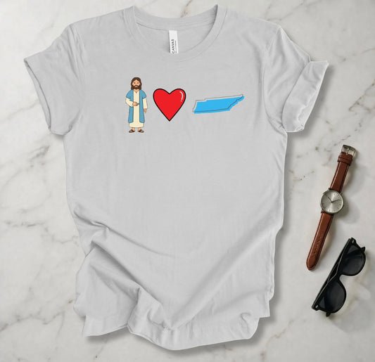 Jesus Loves Tennessee 1 T Shirt