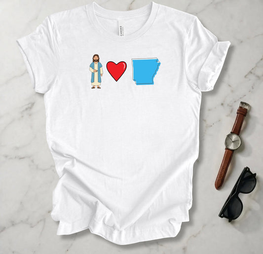 Jesus Loves Arkansas 1 T Shirt