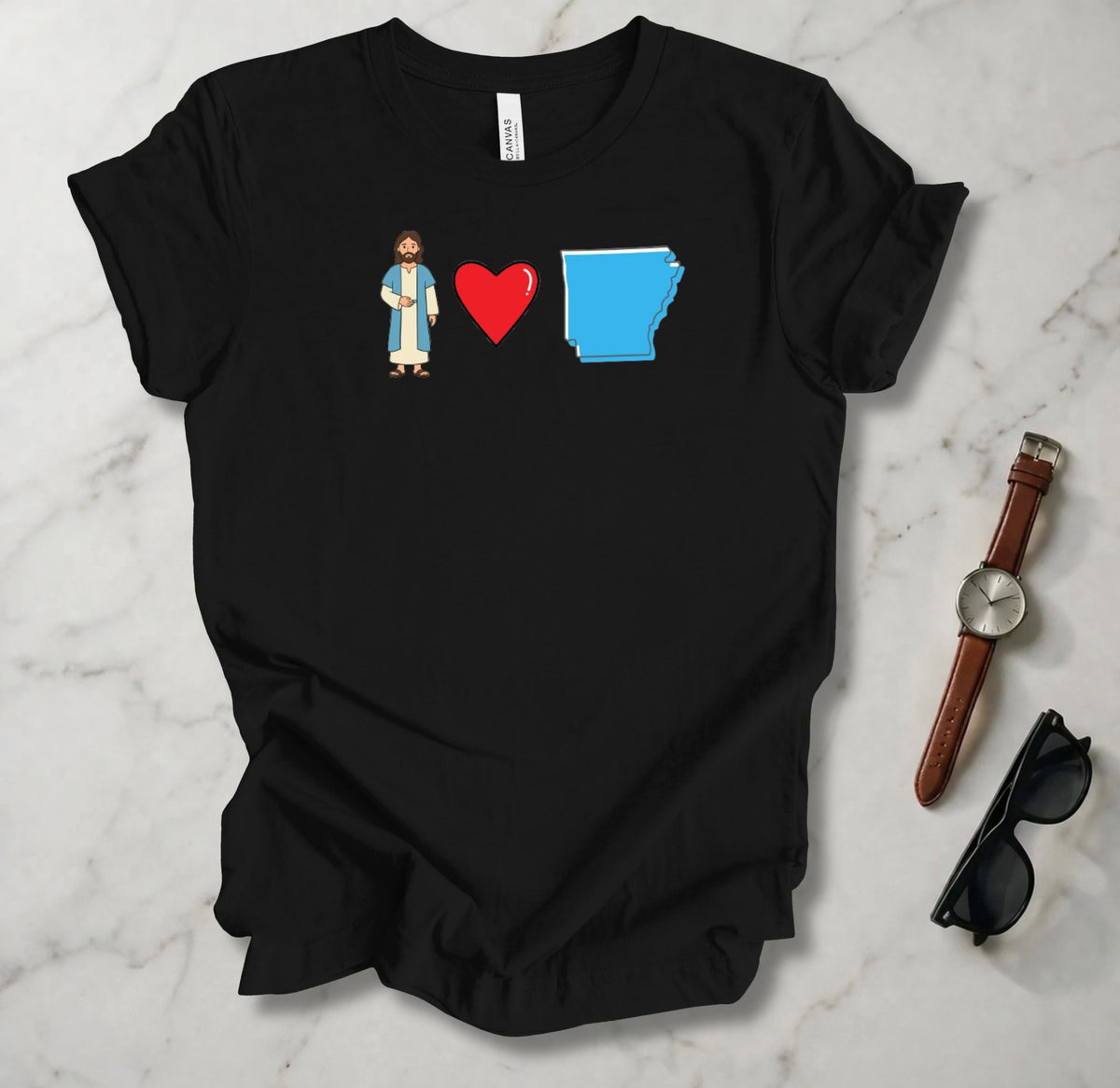 Jesus Loves Arkansas 1 T Shirt