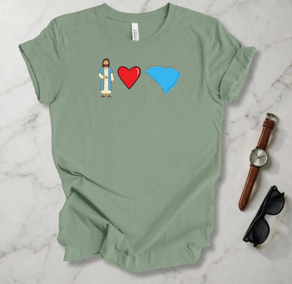 Jesus Loves South Carolina 1 T Shirt
