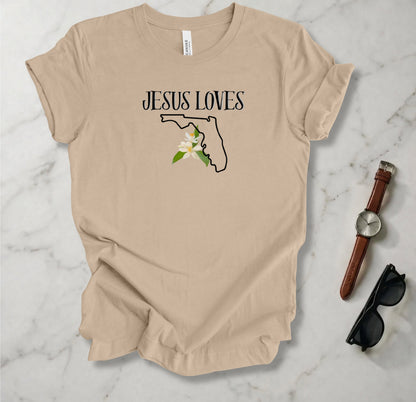 Jesus Loves Florida T Shirt