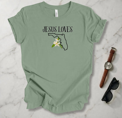 Jesus Loves Florida T Shirt