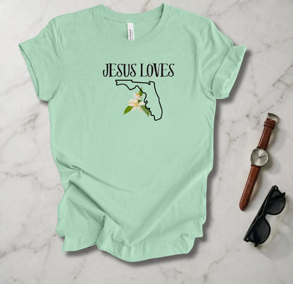 Jesus Loves Florida T Shirt