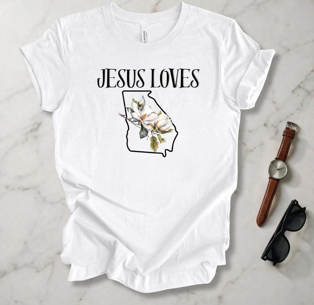 Jesus Loves Georgia T Shirt