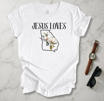Jesus Loves Georgia T Shirt