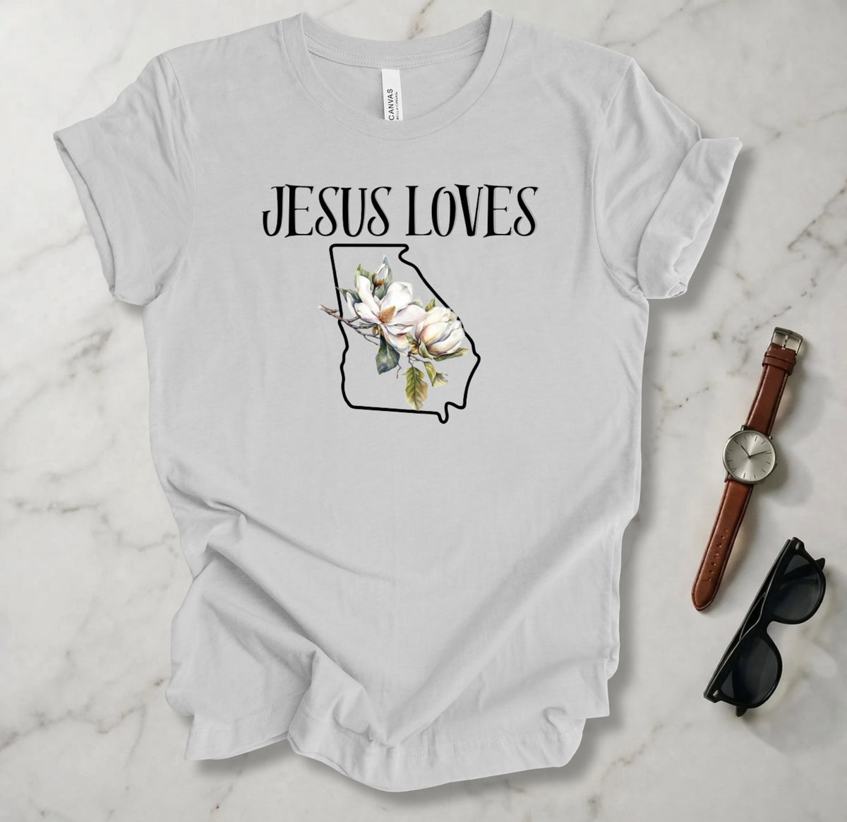 Jesus Loves Georgia T Shirt