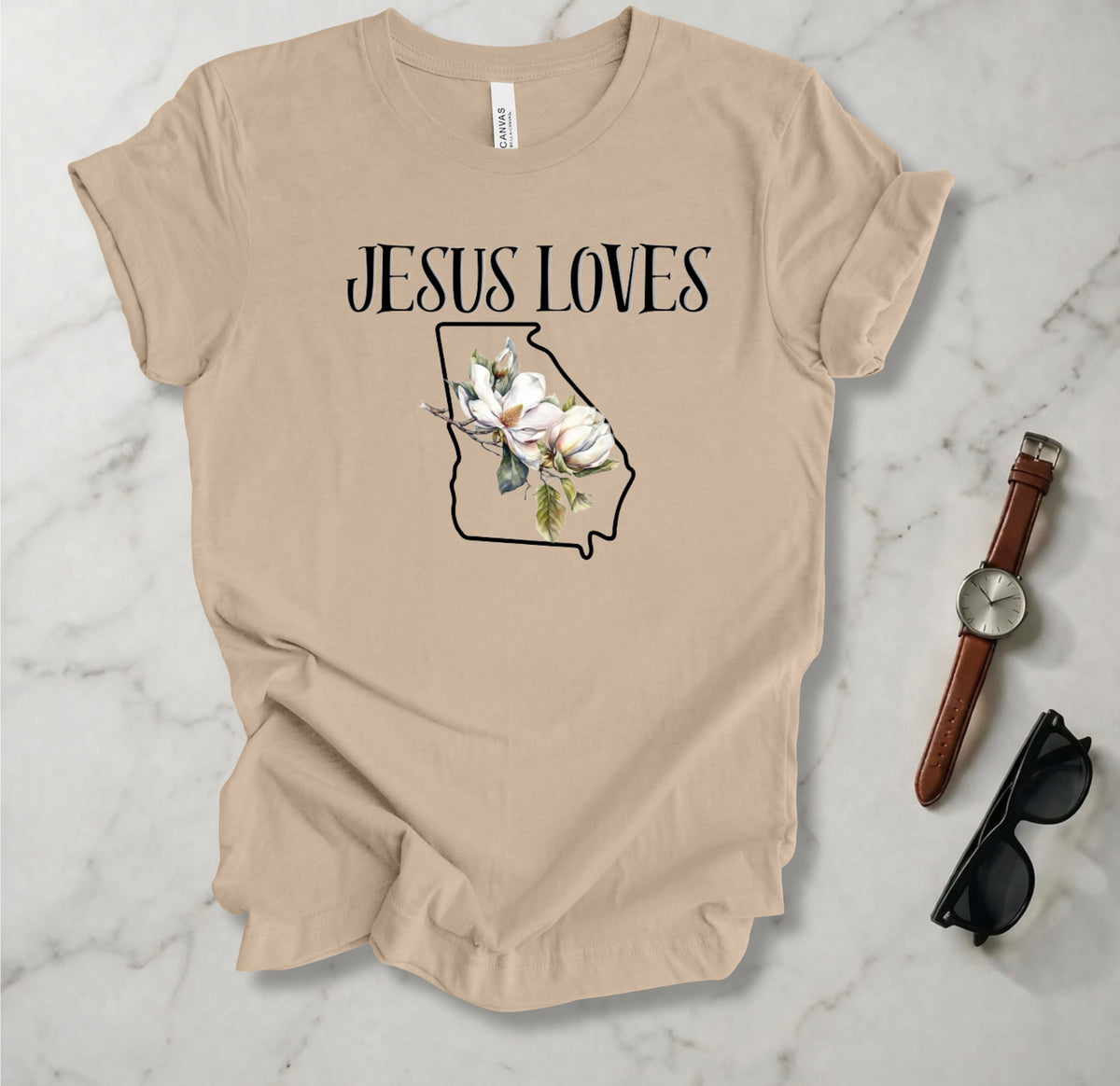 Jesus Loves Georgia T Shirt
