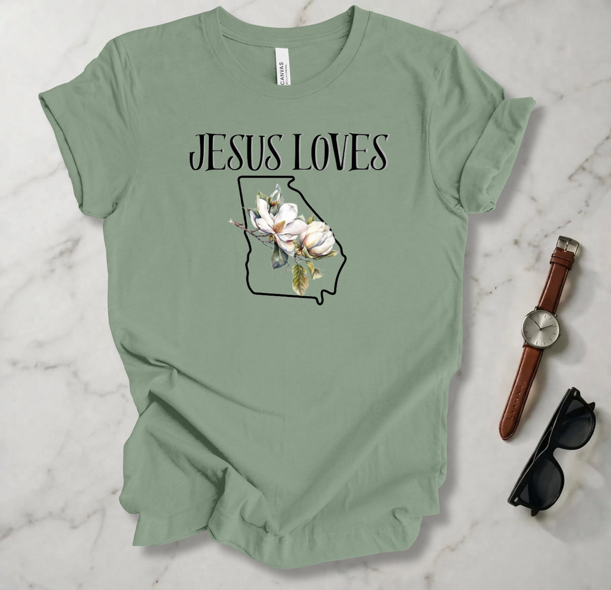 Jesus Loves Georgia T Shirt