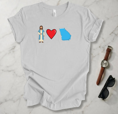 Jesus Loves Georgia 1 T Shirt
