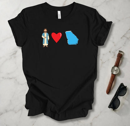 Jesus Loves Georgia 1 T Shirt