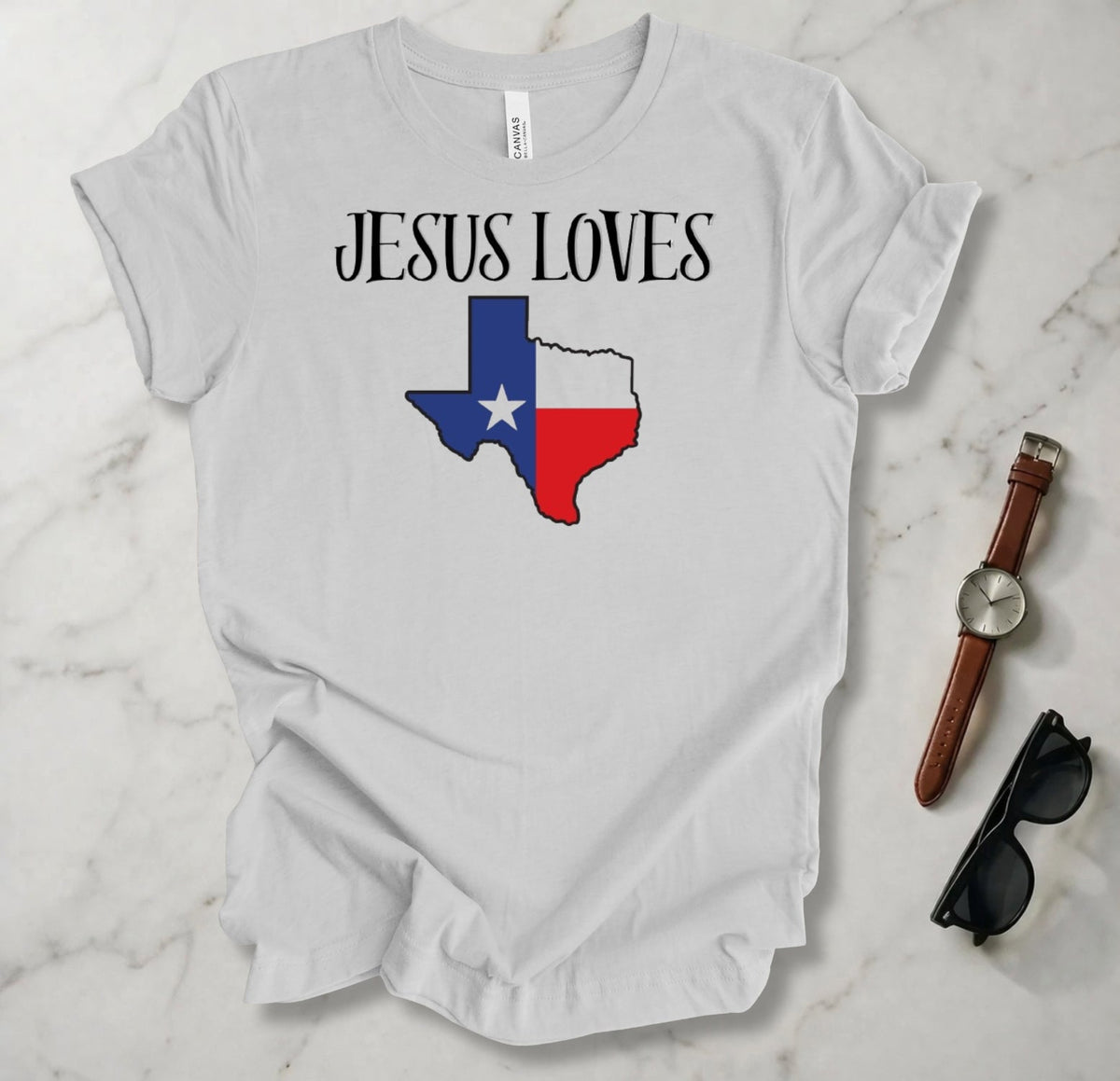Jesus Loves Texas T Shirt