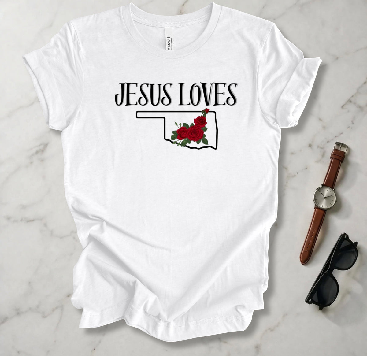 Jesus Loves Oklahoma T Shirt