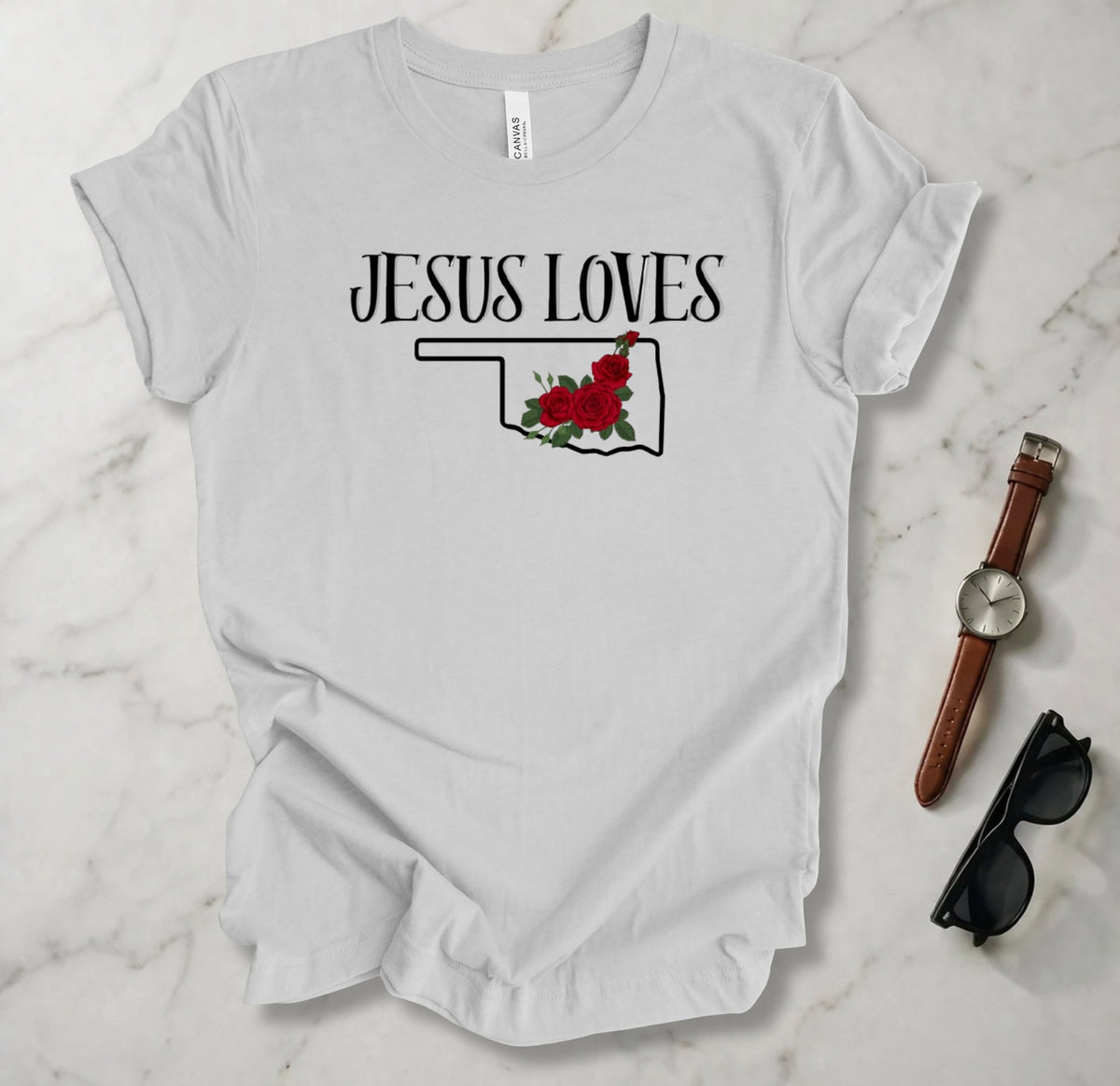 Jesus Loves Oklahoma T Shirt