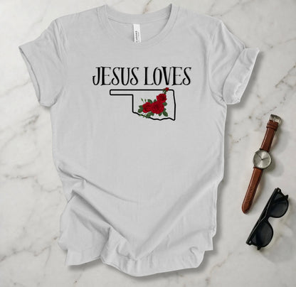 Jesus Loves Oklahoma T Shirt