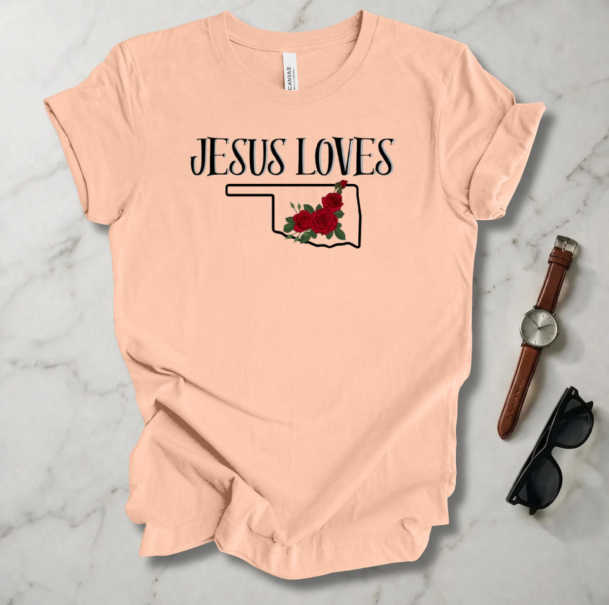 Jesus Loves Oklahoma T Shirt
