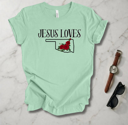 Jesus Loves Oklahoma T Shirt