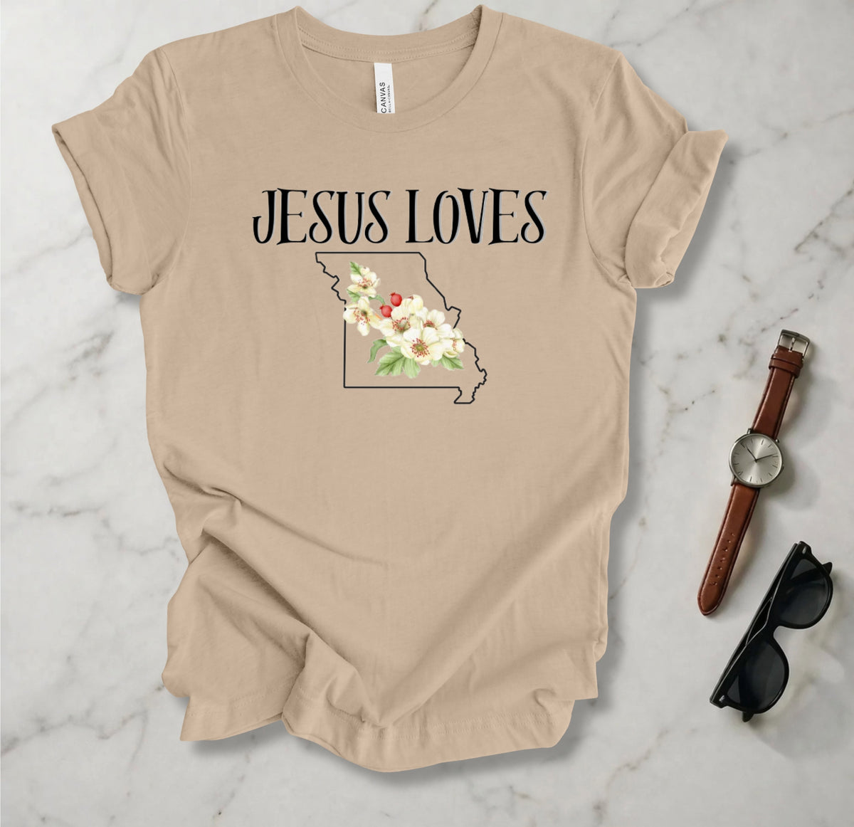 Jesus Loves Missouri T Shirt