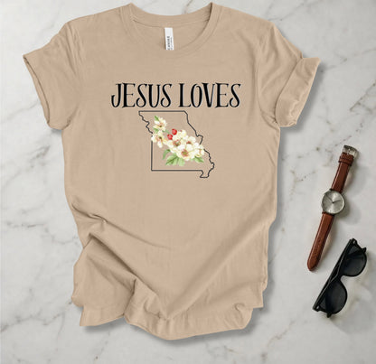 Jesus Loves Missouri T Shirt