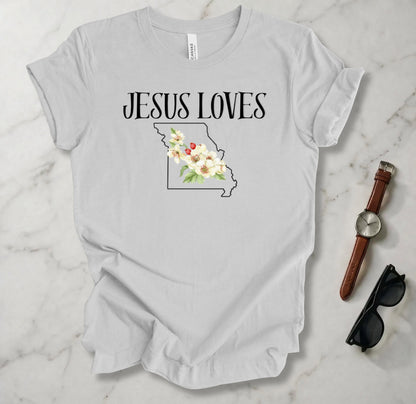 Jesus Loves Missouri T Shirt