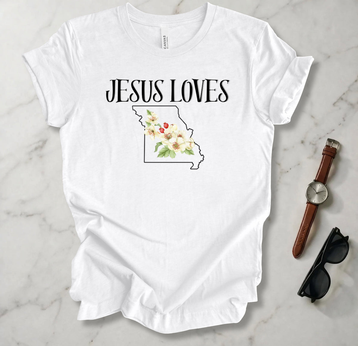 Jesus Loves Missouri T Shirt