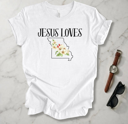 Jesus Loves Missouri T Shirt