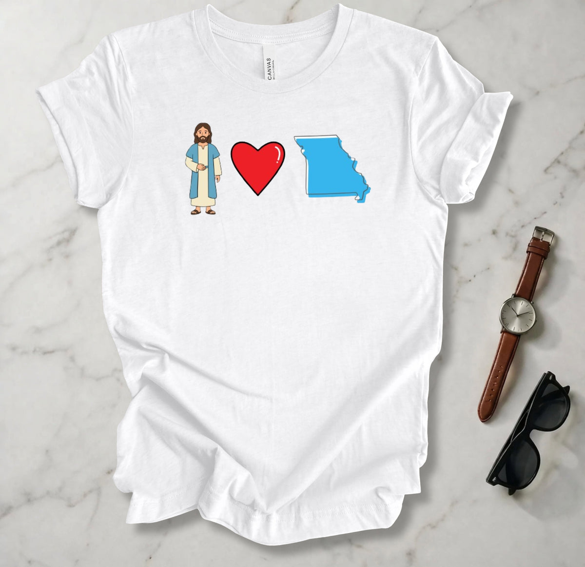 Jesus Loves Missouri 1 T Shirt