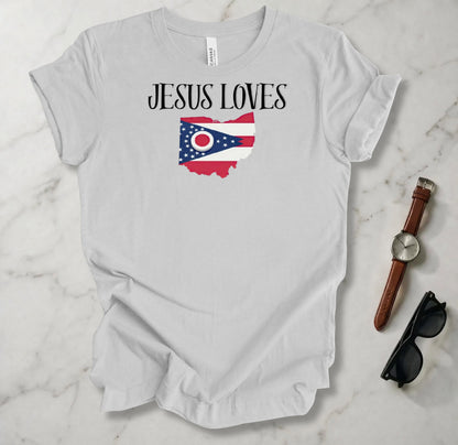 Jesus Loves Ohio T Shirt