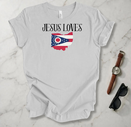 Jesus Loves Ohio T Shirt
